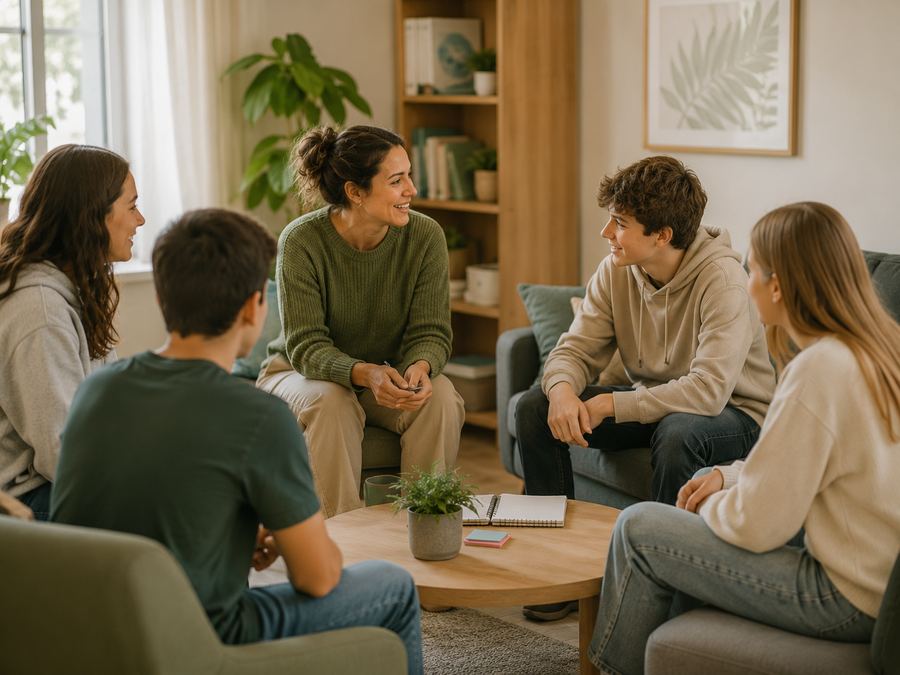 Reflect, Reframe, Reset group programmes for teens, facilitated by Chartered Behavioural Psychologists.