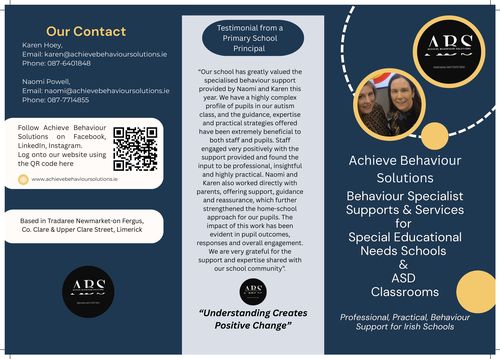 Chartered Behavioural Psychologists providing Positive Behaviour Support for families, schools, practitioners and intellectual disability services across Ireland